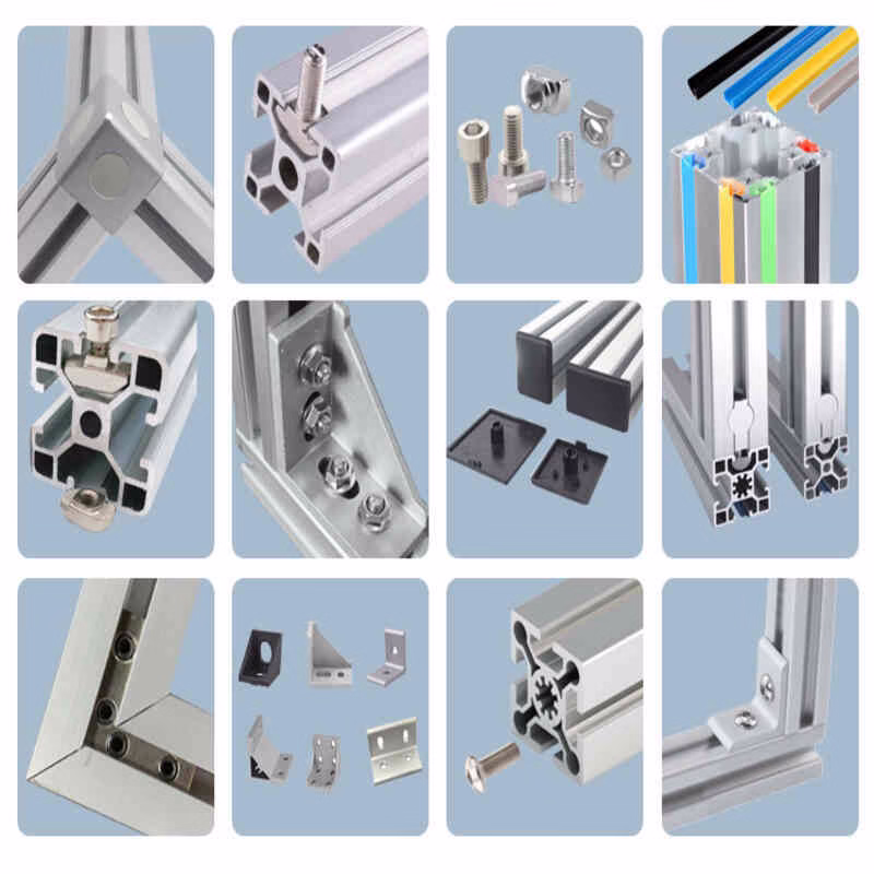 slotted-aluminum-extrusion-frame-conmart slotted aluminum extrusion frame - Finishing Materials at Conmaret