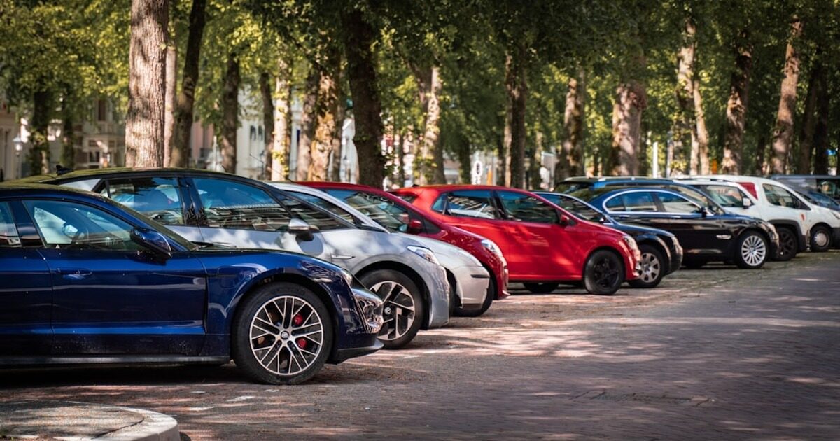 Modern parking space design with high-quality construction materials