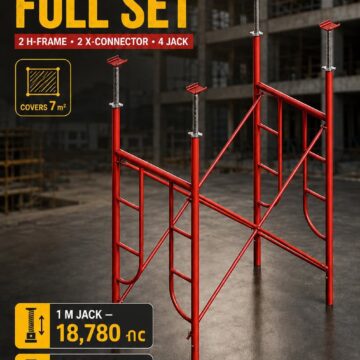 H-Frame Scaffolding Full Set — 7 m² Coverage