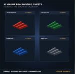32 ጌጅ ኤጋ ቆርቆሮ | 32Gauge EGA Roofing Sheet